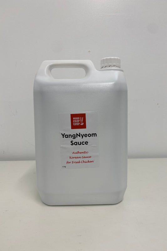 Bulk container of YangNyeon Sauce 