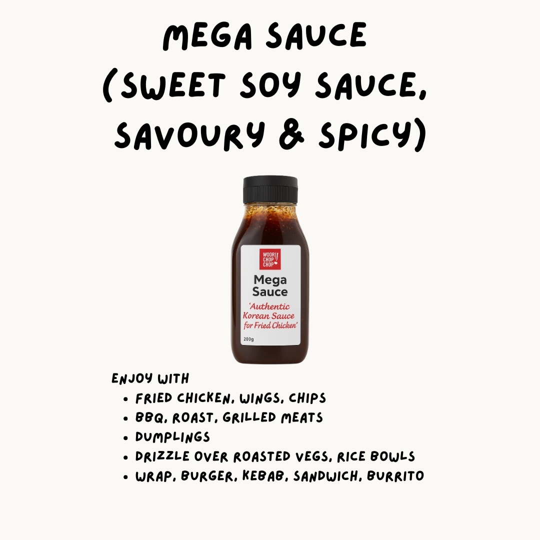 WOORI CHOPCHOP Mega Sauce (200g) | Soy Sauce Glaze with Sweet, Savoury & Spicy
